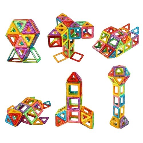 100 - Piece Magnetic Building Set for Kids - Babies Mall