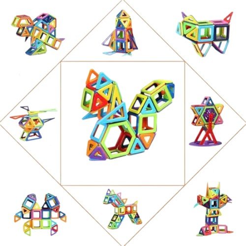100 - Piece Magnetic Building Set for Kids - Babies Mall