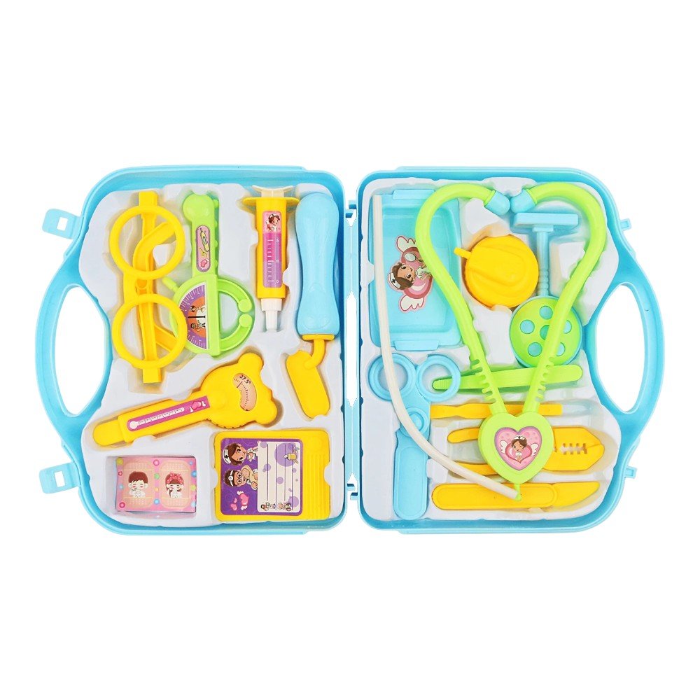 15 PCS Doctor Playset for Kids with Stethoscope Ages 3 - 8 - Babies Mall