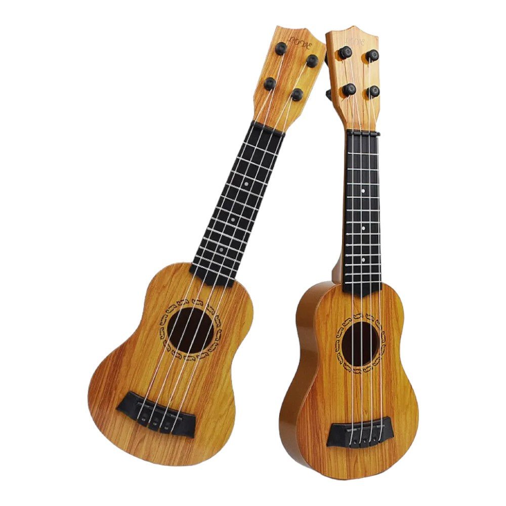 17 - Inch Ukulele Toy with Wood - Look Finish and 4 Strings for Ages 3–7 - Babies Mall