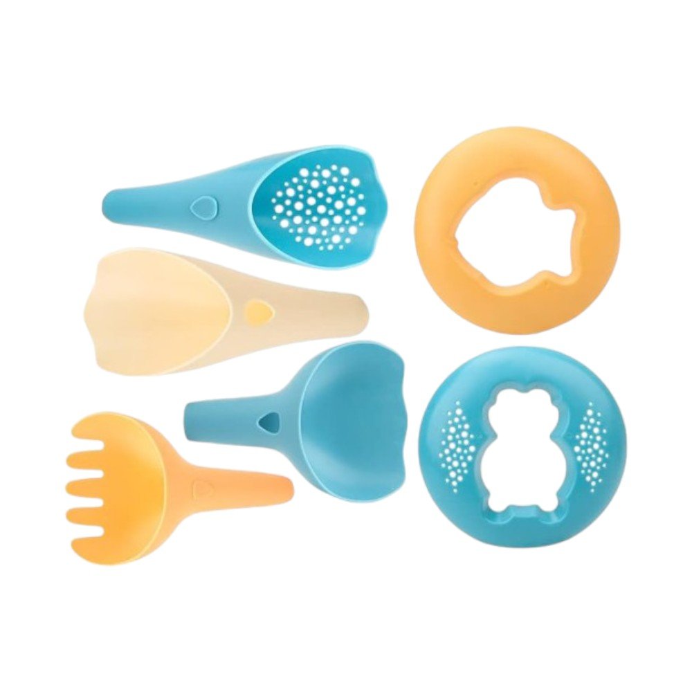 17 - Piece Kids Beach Toy Includes Bucket, Sand Molds, and Tools - Babies Mall