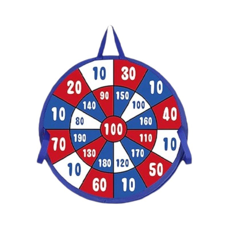 2 - in - 1 Basketball Hoop & Dartboard – Portable, Foldable & Durable - Babies Mall