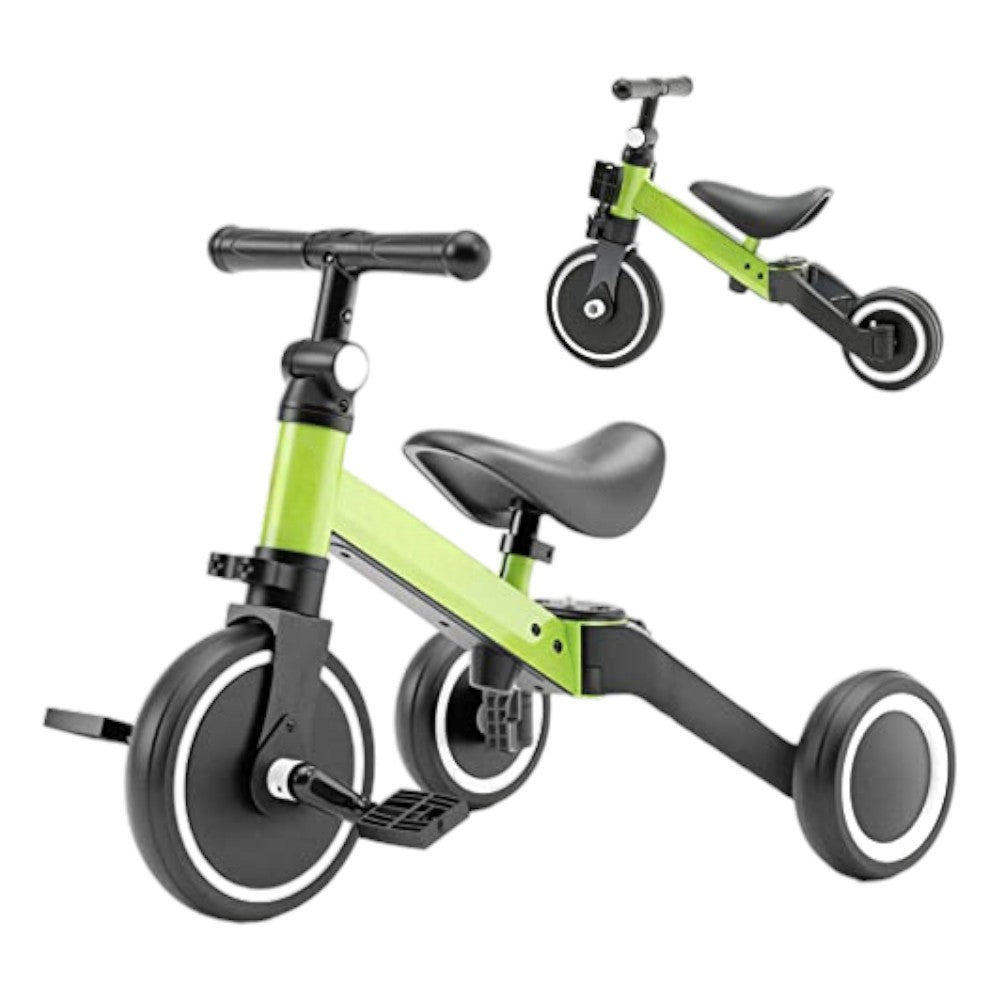 3 - in - 1 Adjustable Toddler Tricycle with Removable Pedals & Seat - Babies Mall
