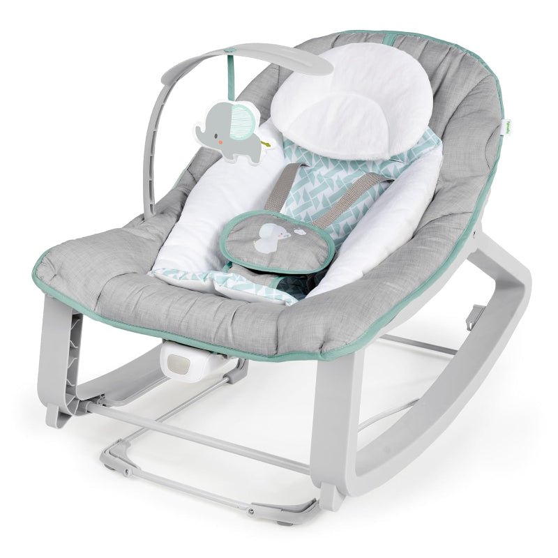 3 - in - 1 Baby Bouncer, Rocker & Toddler Seat with Vibration and Toy - Babies Mall
