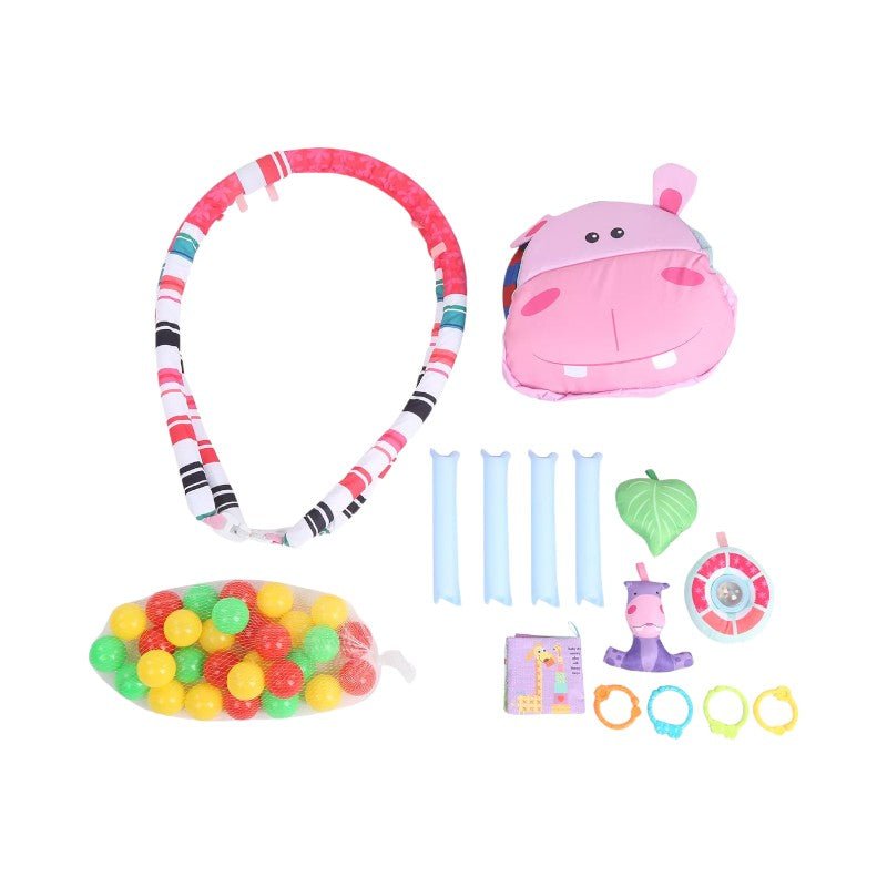 3 - in - 1 Baby Play Mat with Ball Pool, Hanging Toys - Babies Mall