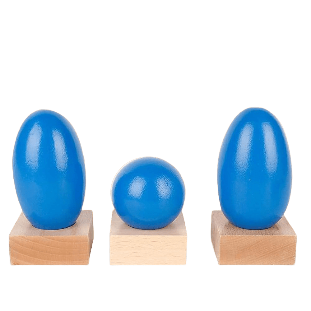 3D Geometric Solids – Durable Wooden Math Learning Set - Babies Mall