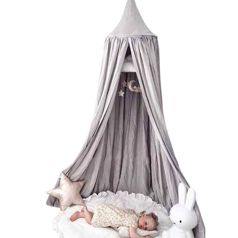 9ft Baby Canopy in Chiffon Cotton, Hanging Tent for Bedroom Nursery - Babies Mall