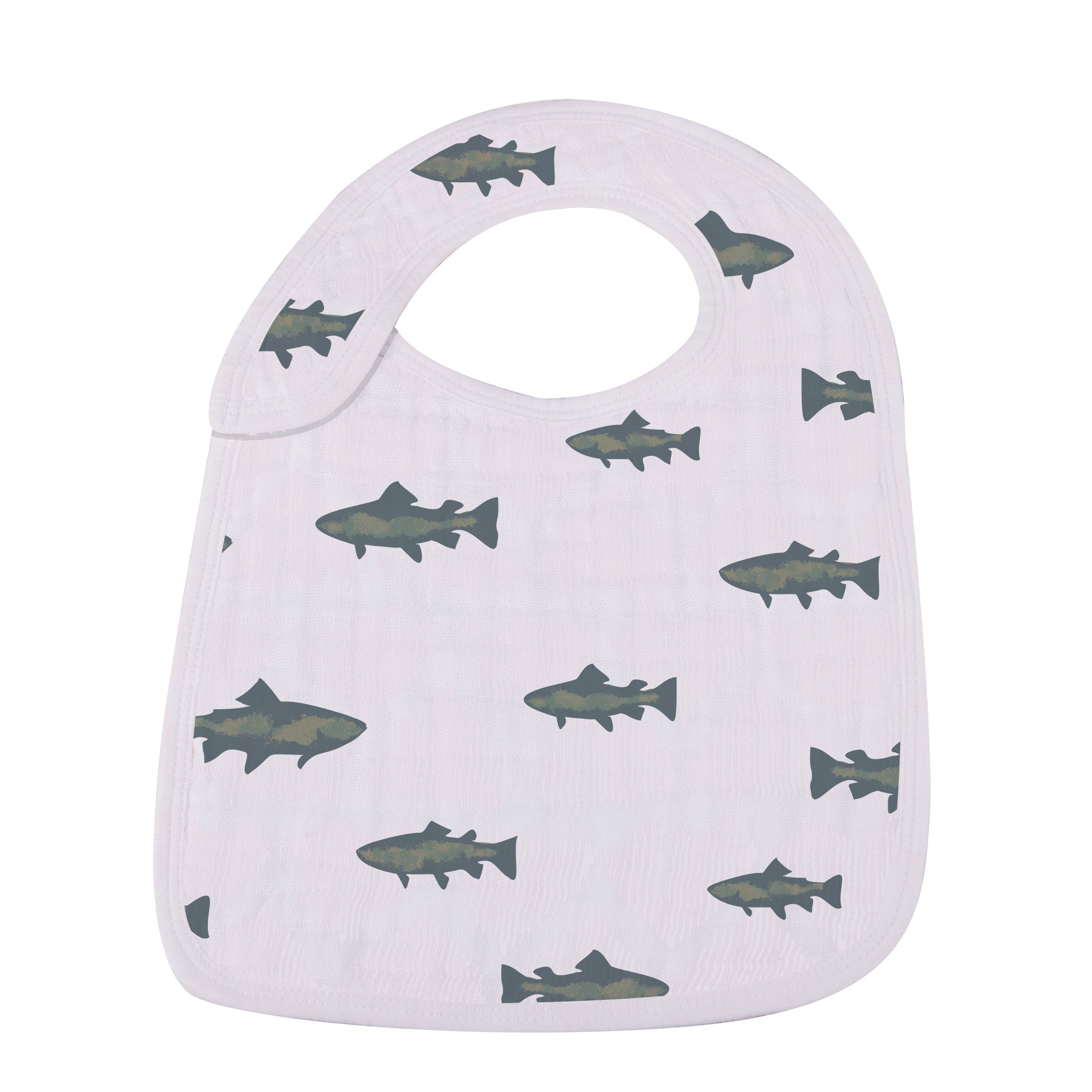 Gone Fishing Snap Bibs