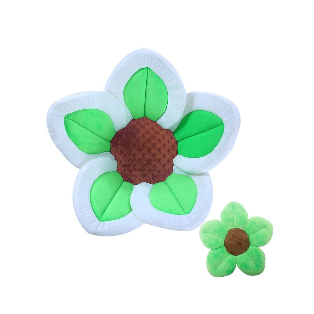 Baby Bath Flower Cushion Insert with Mini Scrub Toy - Babies Mall