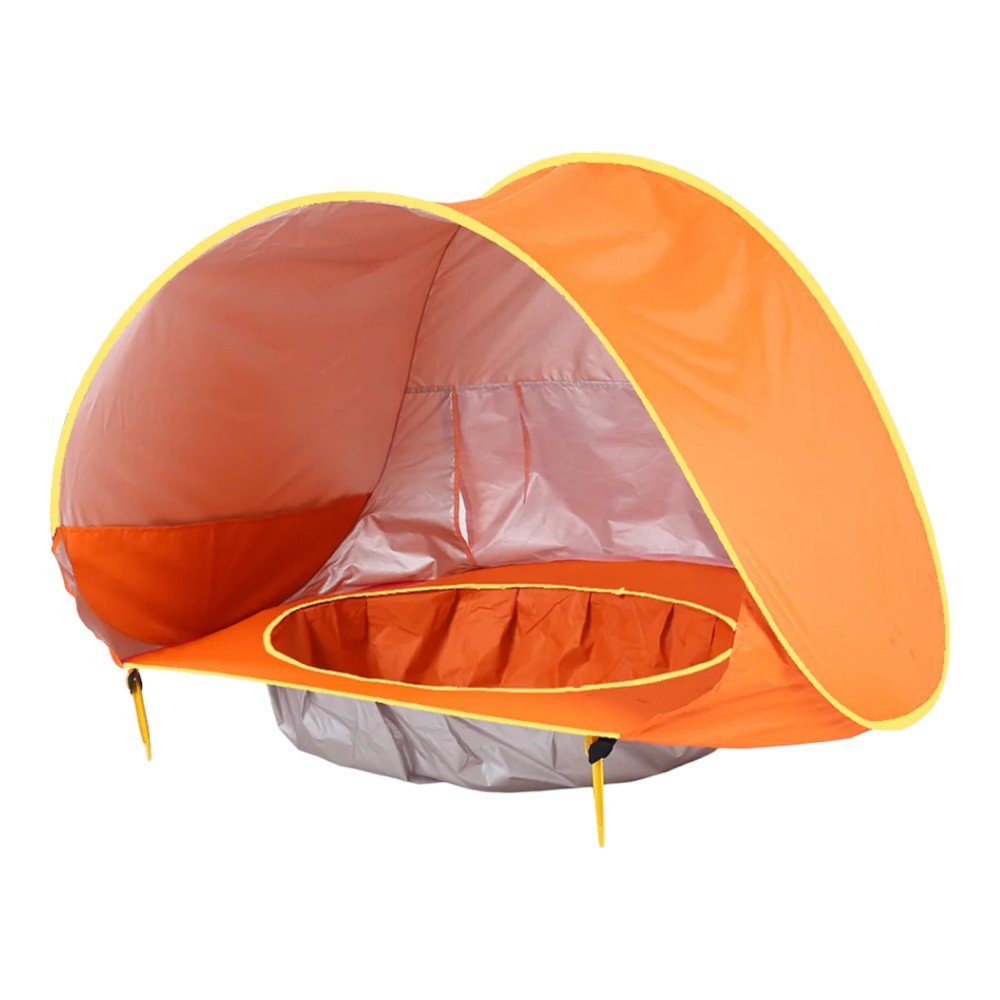 Baby Beach Tent with Mini Pool – Pop - Up Sun Shelter in 3 Colors - Babies Mall
