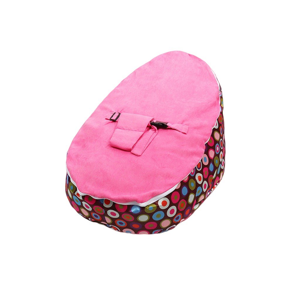 Baby Bean Bag Lounger with Adjustable Support Harness, Washable Cover - Babies Mall