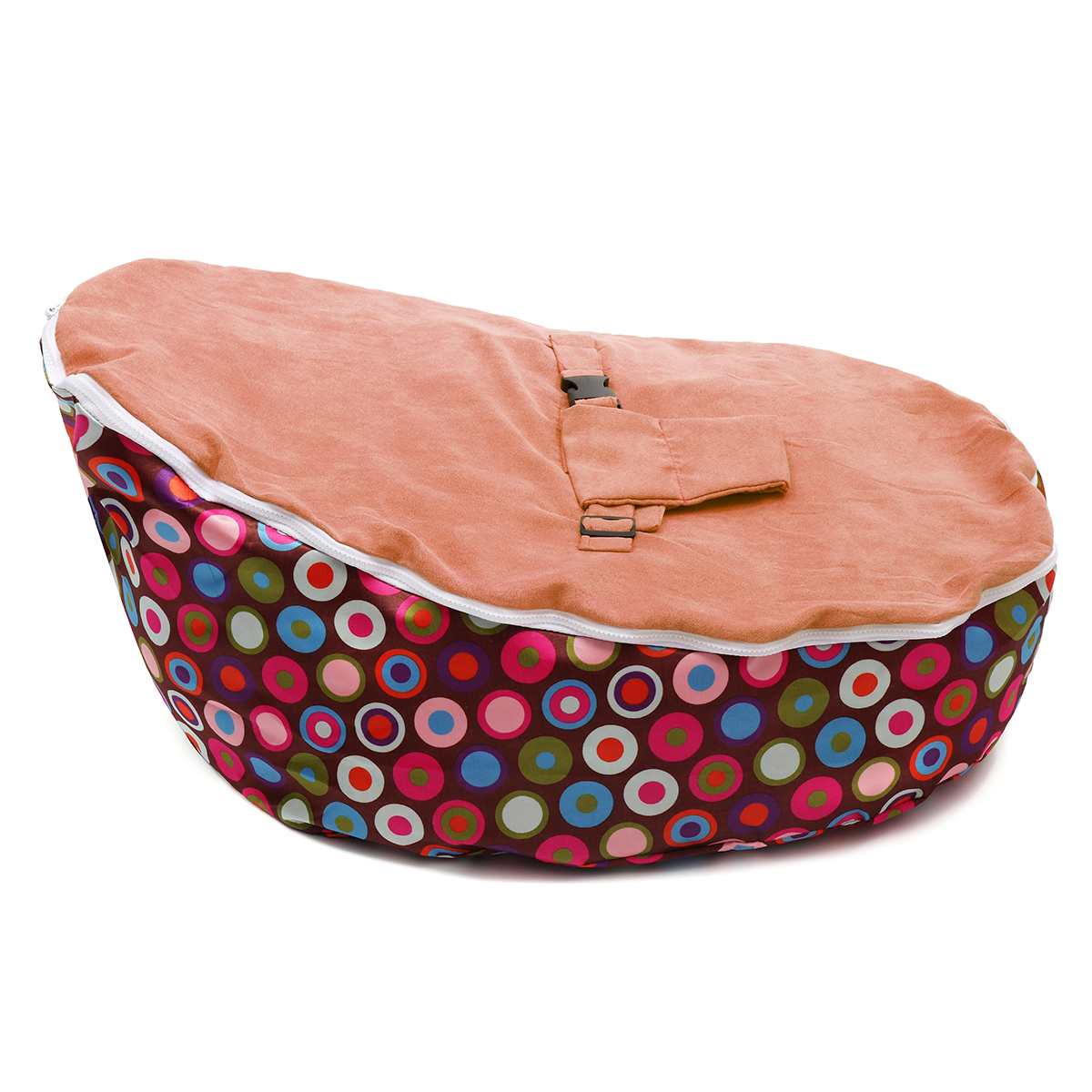 Baby Bean Bag Lounger with Adjustable Support Harness, Washable Cover - Babies Mall