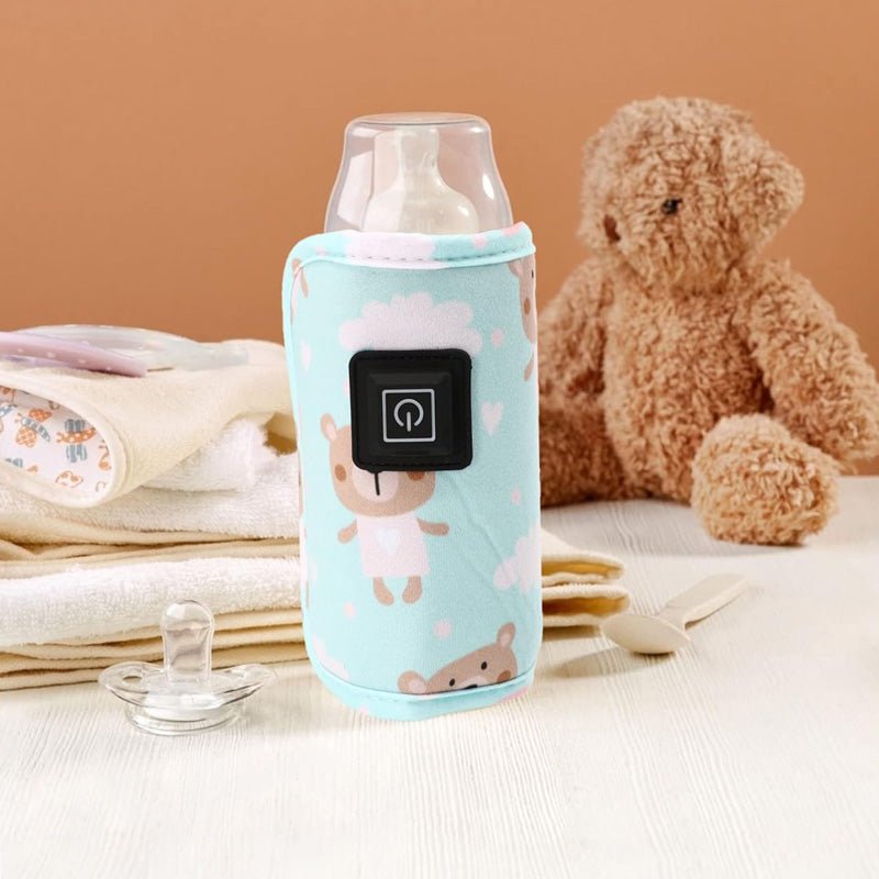 Baby Bottle Warmer Wrap – Portable USB Heating Cover for Baby Milk - Babies Mall
