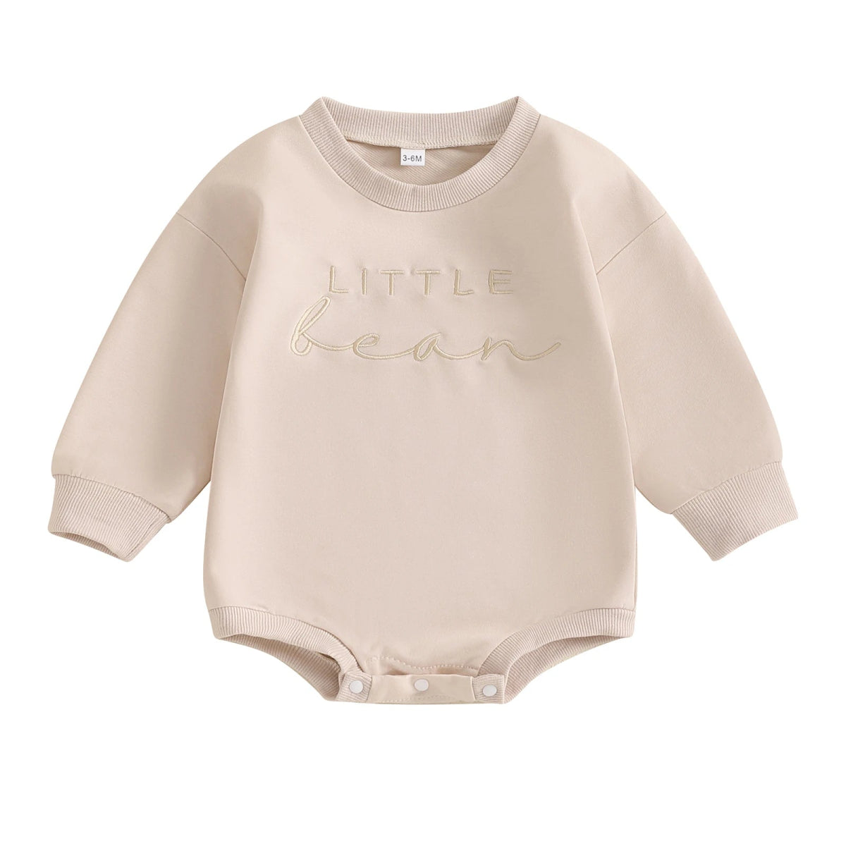 Baby Sweatshirt Bodysuit Letter Embroidery Long Sleeve Clothes - Babies Mall