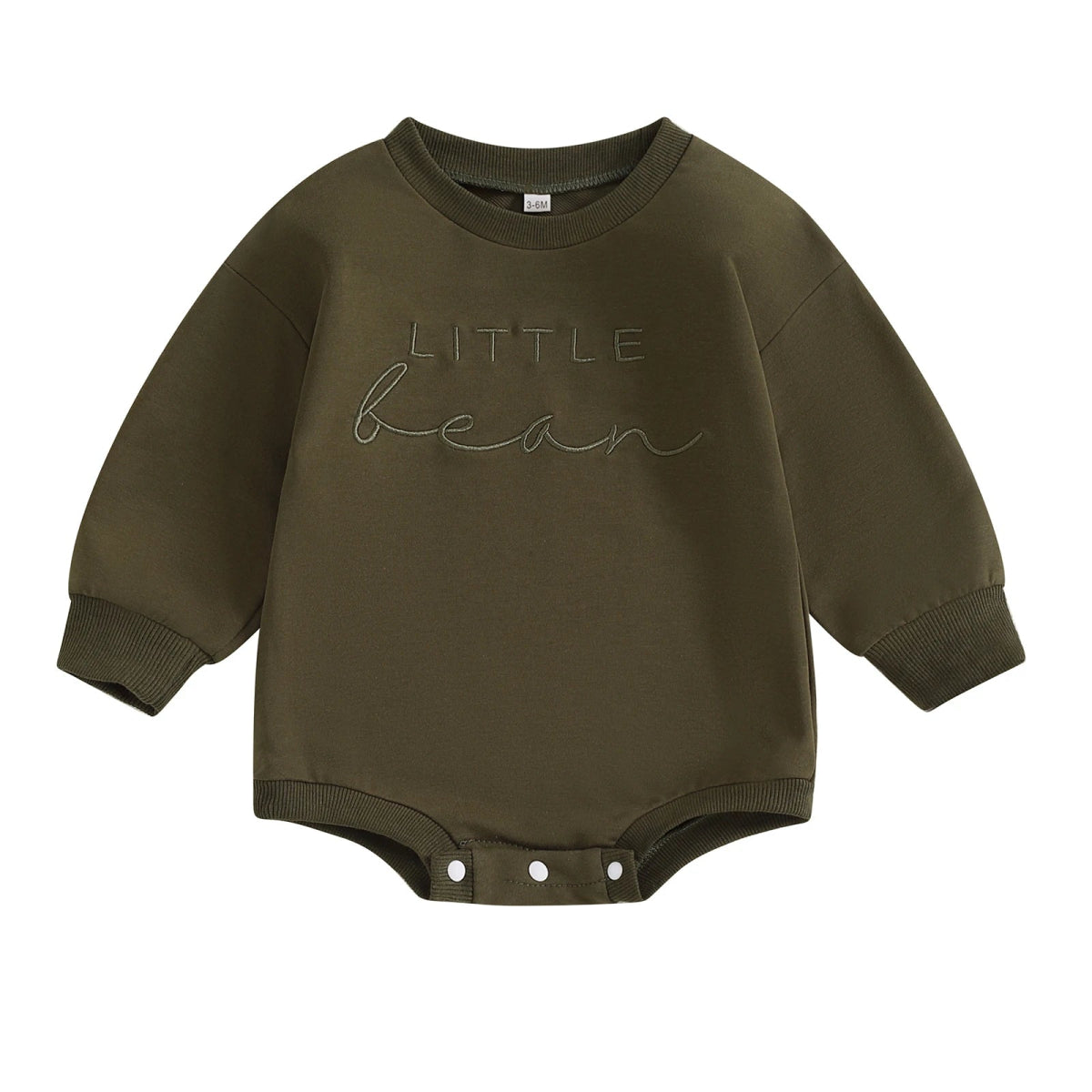 Baby Sweatshirt Bodysuit Letter Embroidery Long Sleeve Clothes - Babies Mall