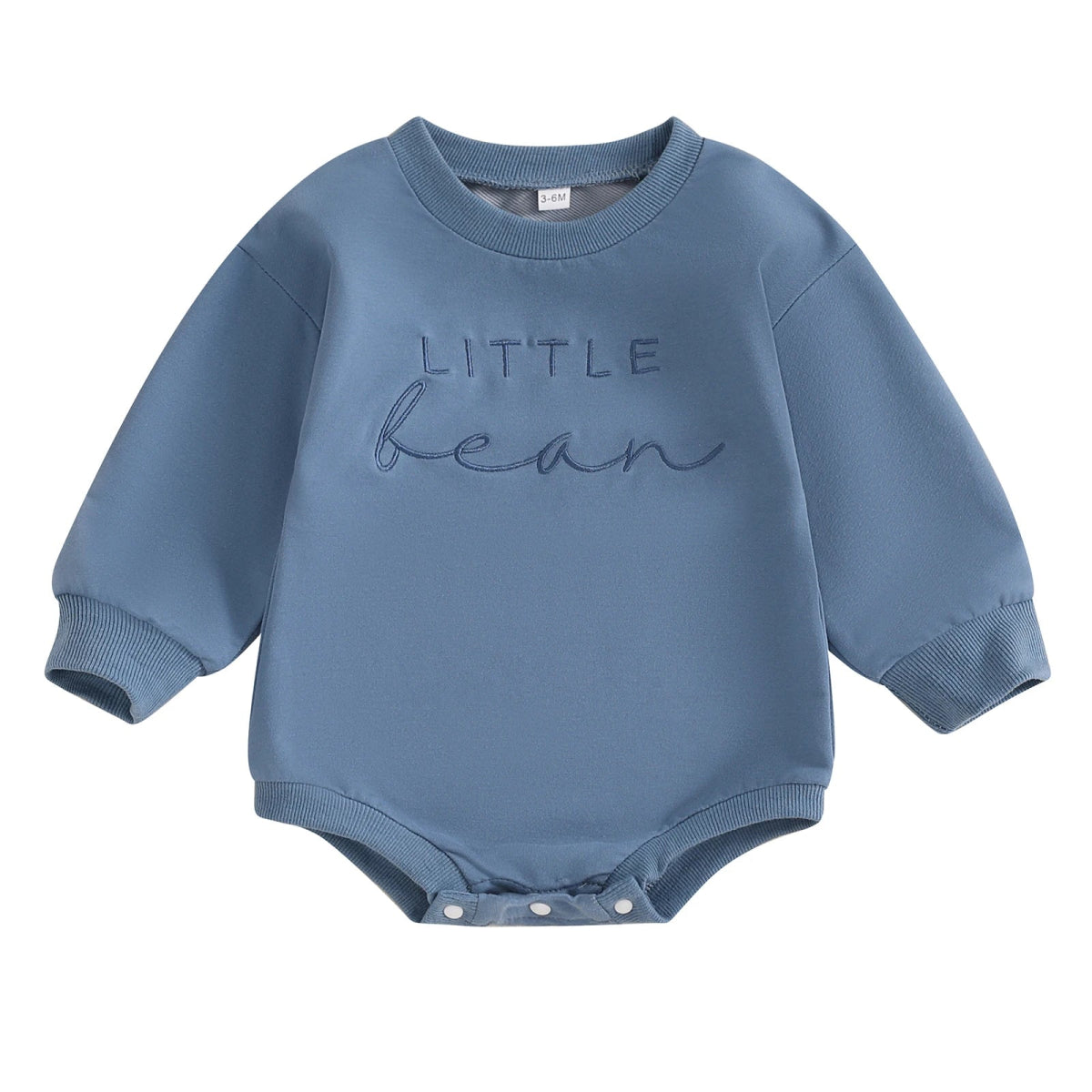 Baby Sweatshirt Bodysuit Letter Embroidery Long Sleeve Clothes - Babies Mall
