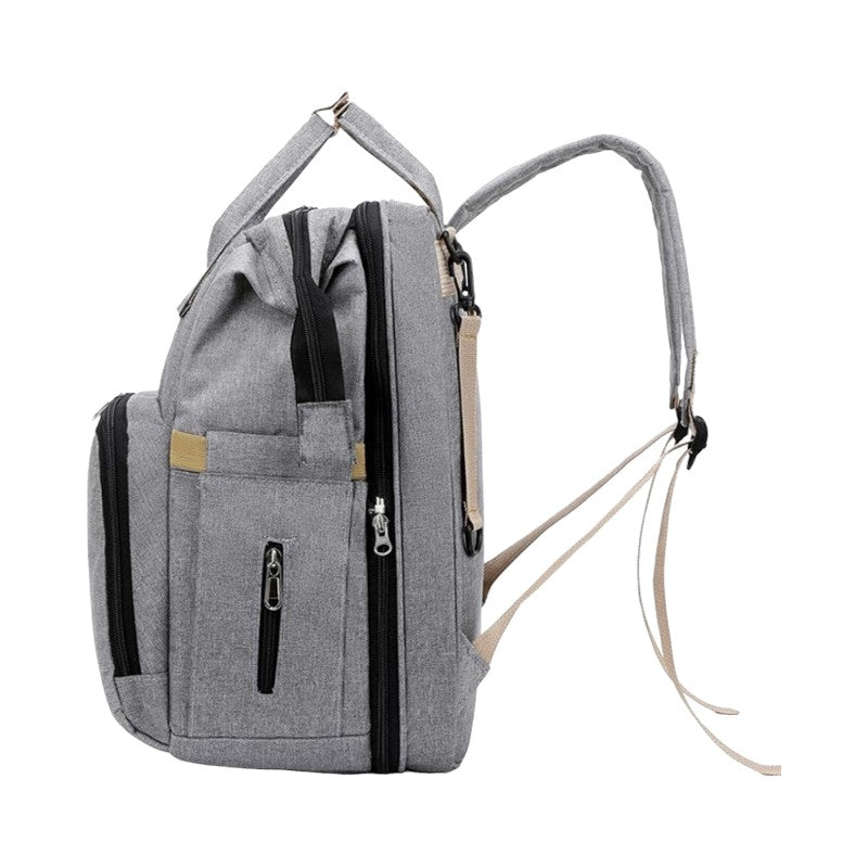 Backpack with Foldable Crib, USB Port, Bottle Holder - Babies Mall