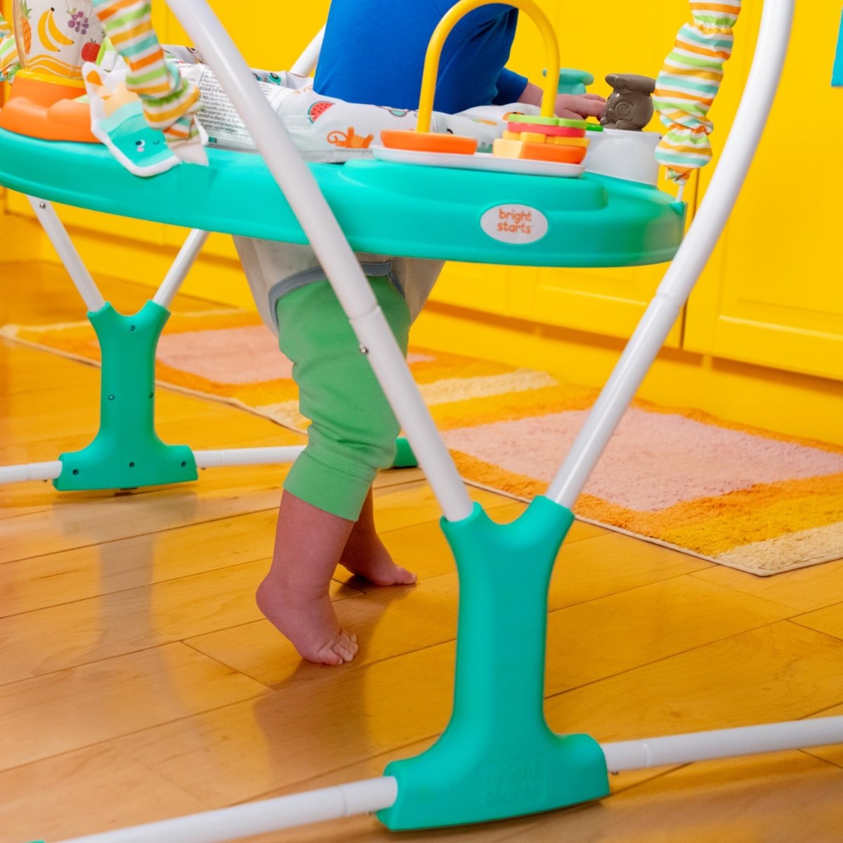Cooking Role Play Jumper with 360° Seat, Lights, Music and Food Toys - Babies Mall