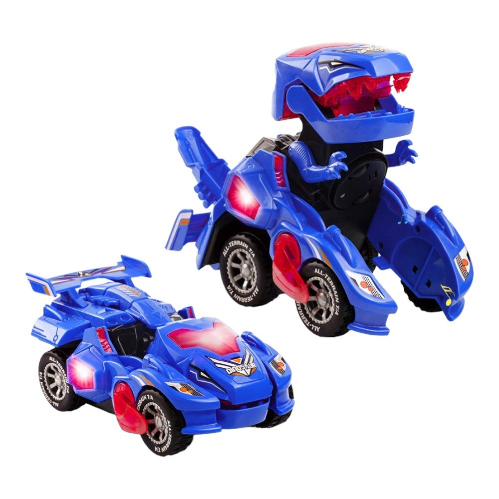 Dinosaur Car That Transforms Equipped With LED Lights - Babies Mall