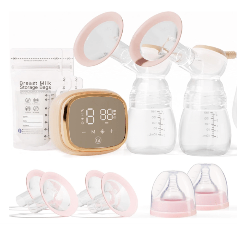 Double Electric Breast Pump 4 Modes 9 Levels, 40 dB, 2200β4400 mAh - Babies Mall