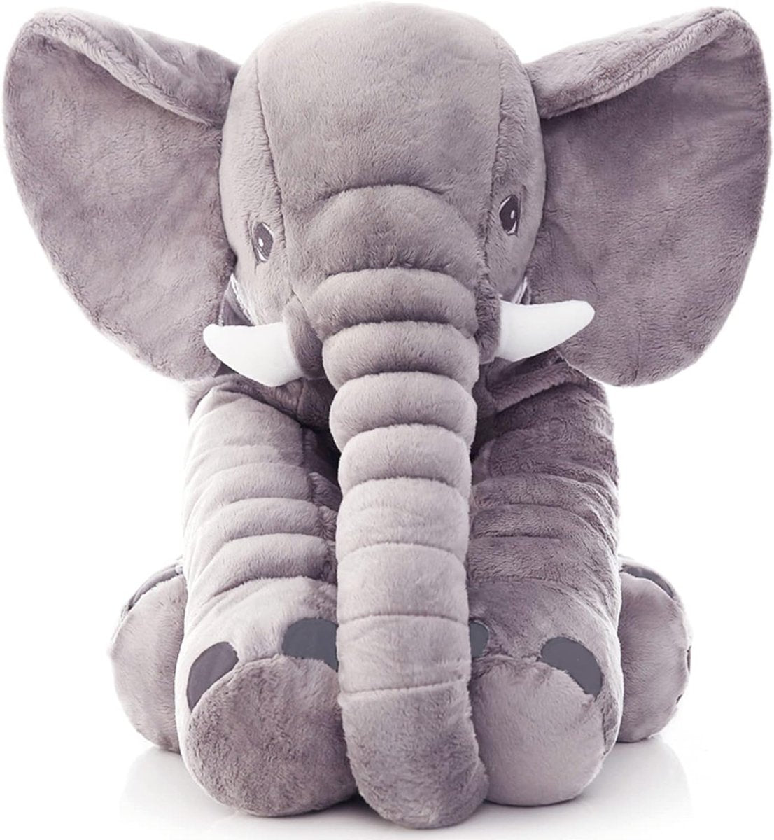 Elephant Plush Toy 23.6 inch Soft Cotton Pillow for Kids in 4 Colors - Babies Mall