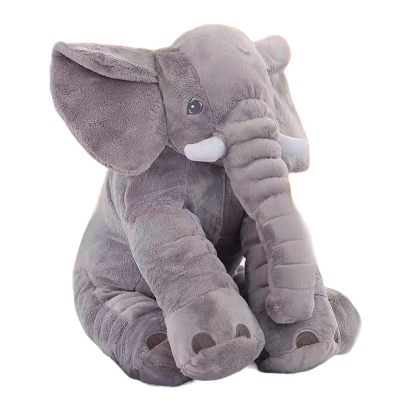 Elephant Plush Toy 23.6 inch Soft Cotton Pillow for Kids in 4 Colors - Babies Mall