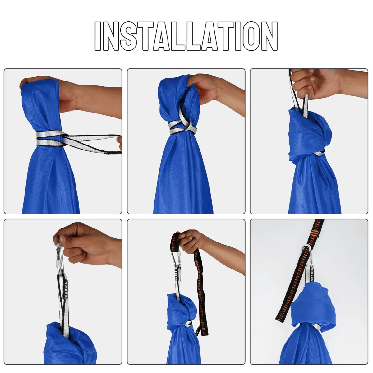 Flexible Fabric Hammock Swing for Kids and Adults – Indoor Outdoor Use - Babies Mall