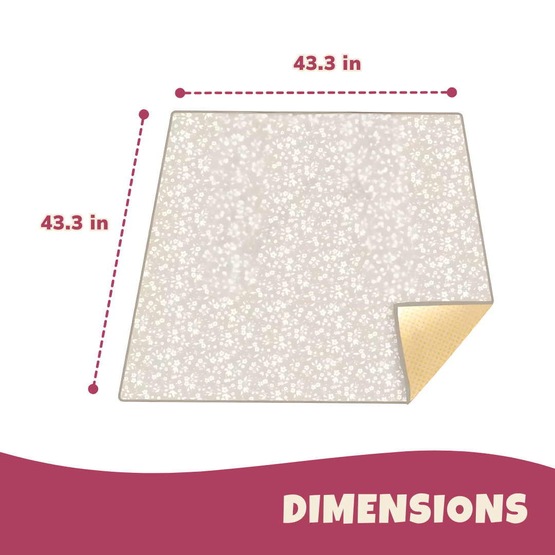 Foldable Waterproof Baby Mat with Non - Slip Surface for Indoor/Outdoor - Babies Mall