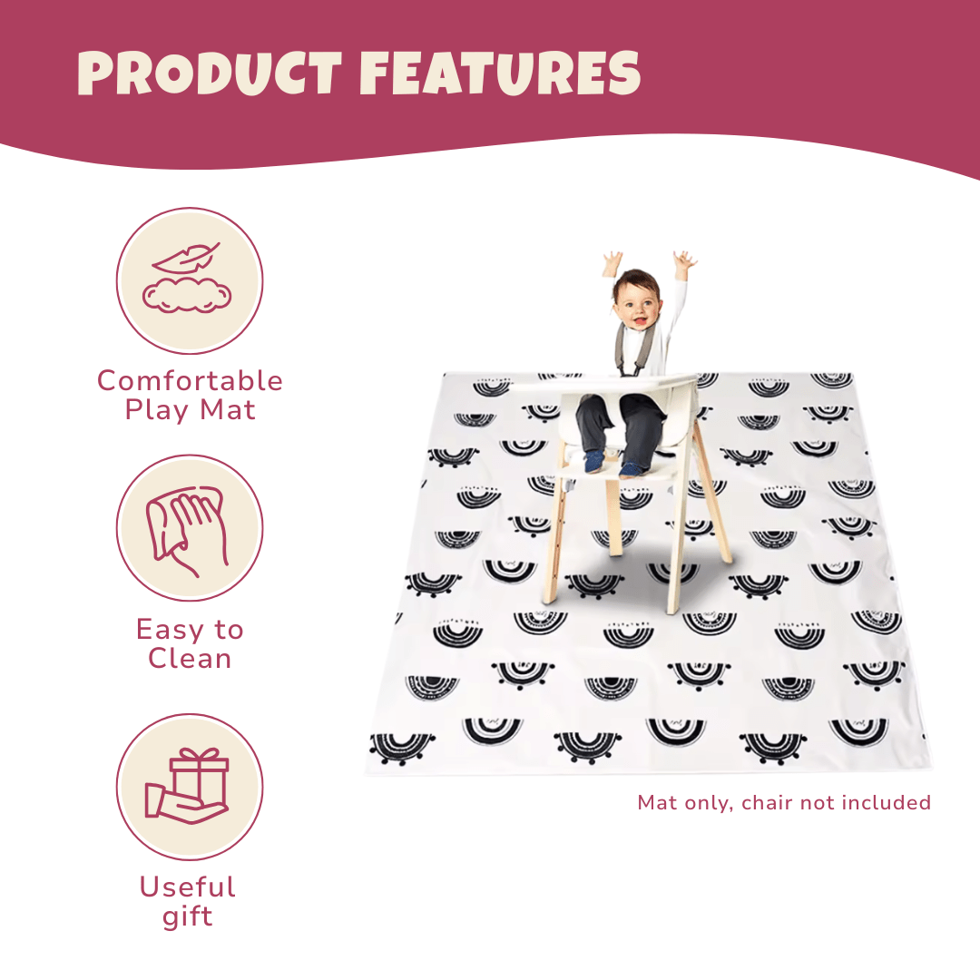 Foldable Waterproof Baby Mat with Non - Slip Surface for Indoor/Outdoor - Babies Mall