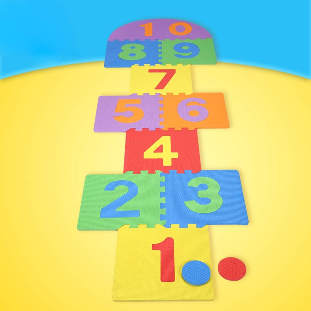 Hopscotch Play Mat with Interlocking EVA Foam Tiles - Babies Mall