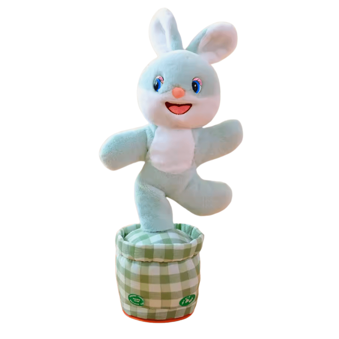 Interactive Dancing Plush – Repeating, Talking, Singing Rabbit or Cow - Babies Mall