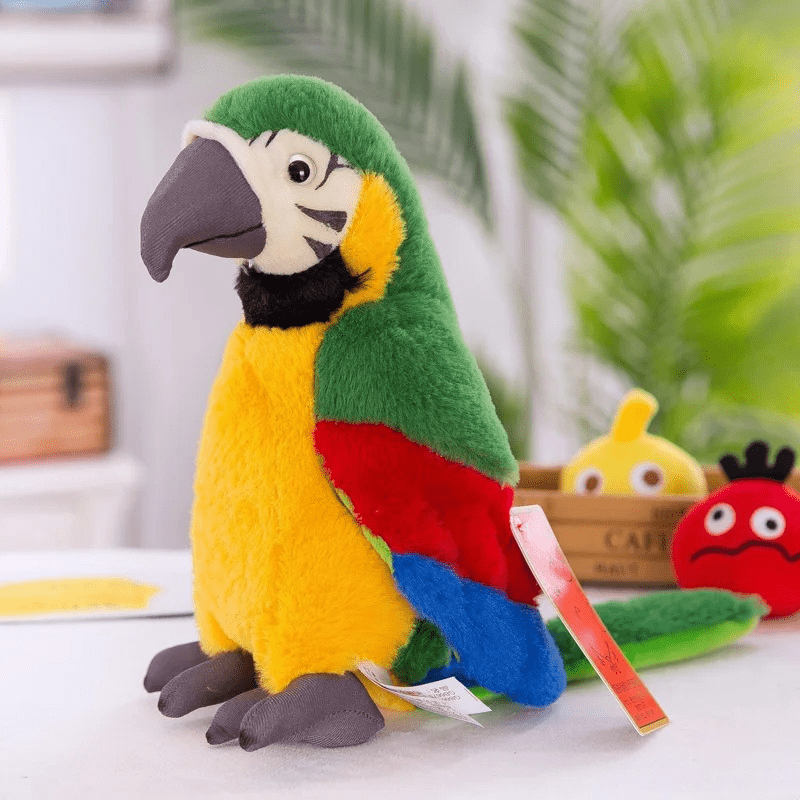 Interactive Parrot Toy Mimics Voices and Boosts Early Speech Skills - Babies Mall