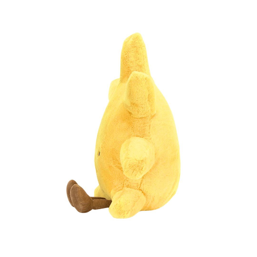 Kawaii Sun Plush with Legs, Yellow Smiling Pillow for Kids and Décor - Babies Mall
