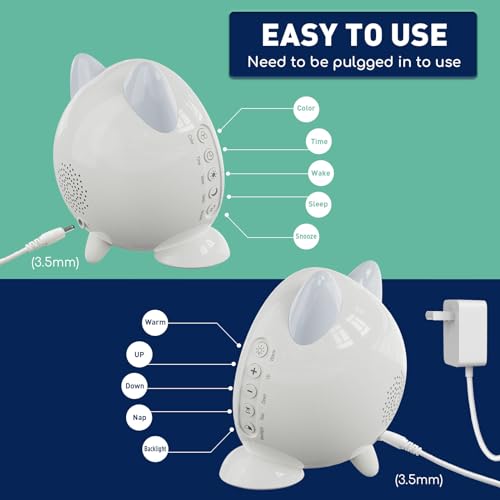 Kids Alarm Clock with Sleep Trainer, Night Light, and Nap Timer - Babies Mall