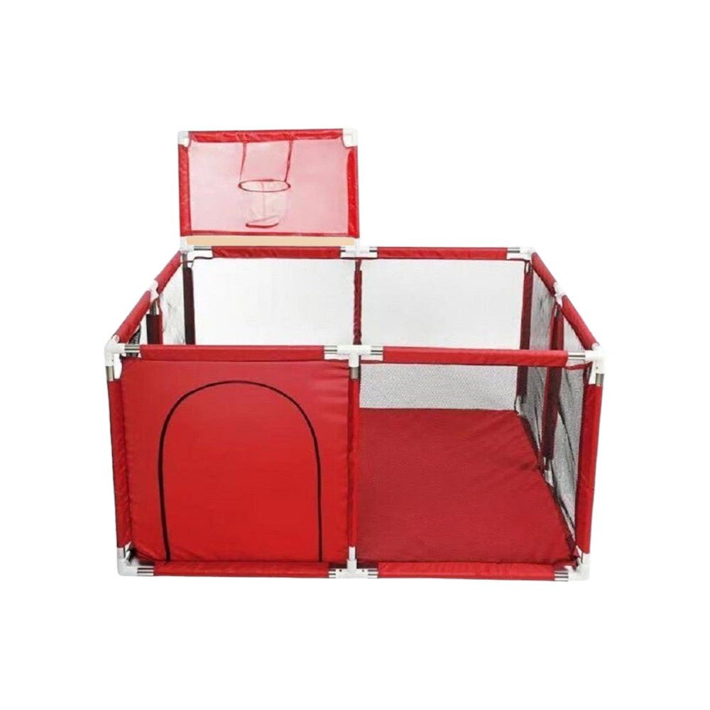 Large Baby Playpen 72x48in with Breathable Mesh and Barrier - Babies Mall