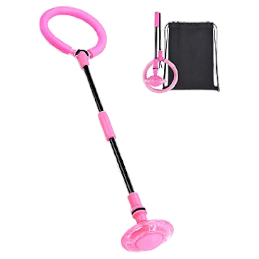 LED Ankle Skip Ball – Foldable Fitness Toy for Kids & Adults - Babies Mall
