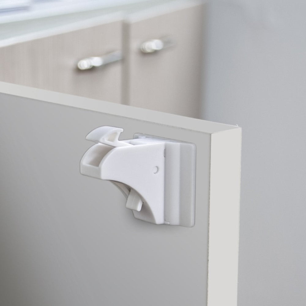 Magnetic Child Locks for Cabinets 10 or 20 Locks with Multiple Keys - Babies Mall