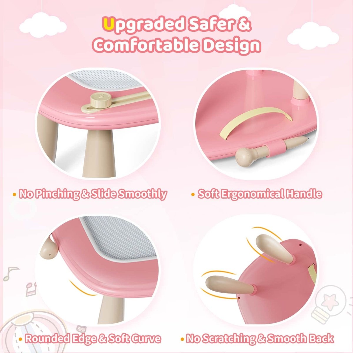 Magnetic Drawing Pad with Detachable Legs for Toddlers Age 1 - 3 - Babies Mall