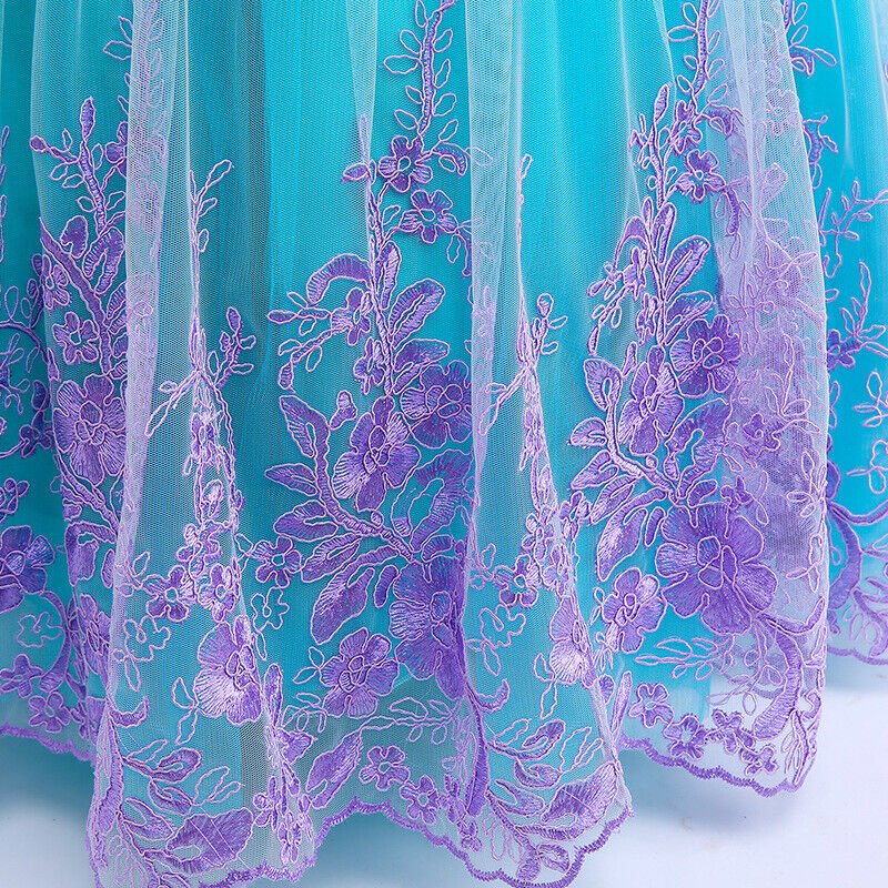 Mermaid Princess Dress Multi - Layered Costume, Ages 3–9 - Babies Mall