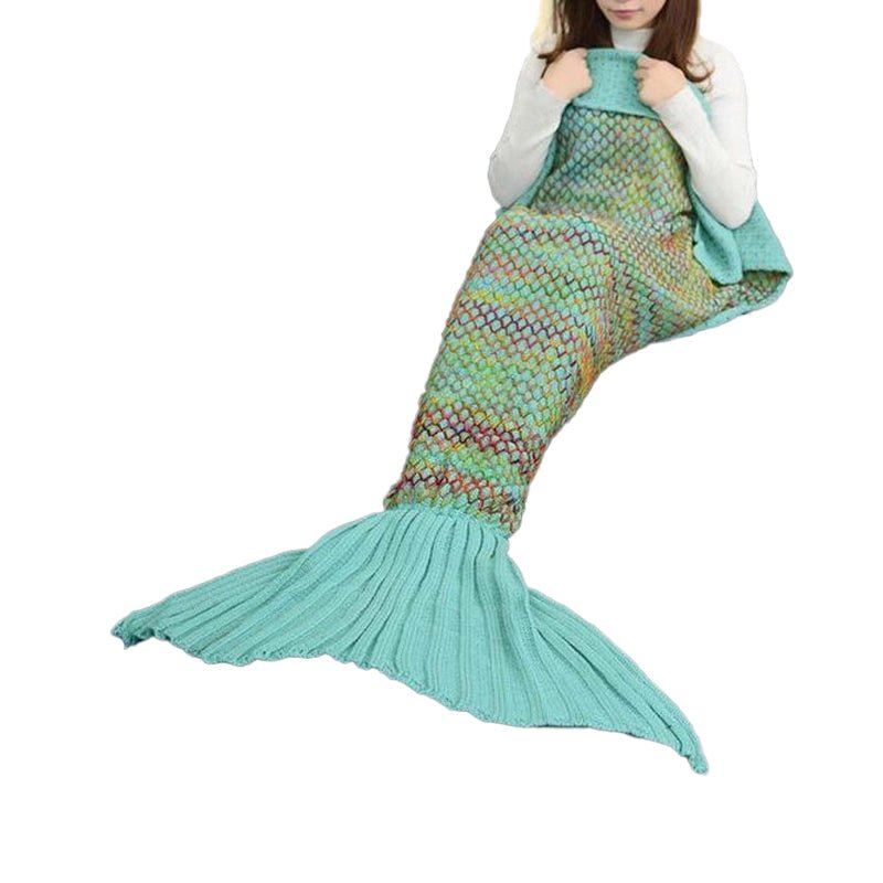 Mermaid Tail Blanket for Kids with Wiggle Room and Full Foot Coverage - Babies Mall