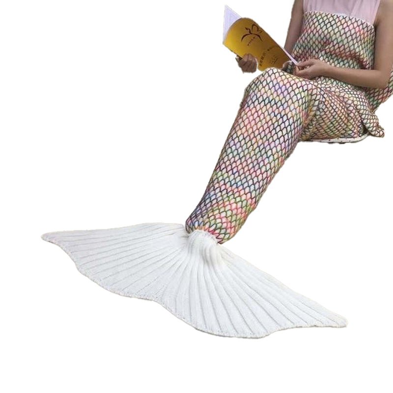Mermaid Tail Blanket for Kids with Wiggle Room and Full Foot Coverage - Babies Mall