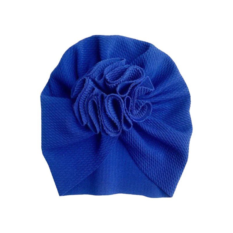 Newborn Baby Headwrap with Soft Stretchy Fabric and Flower Accent - Babies Mall