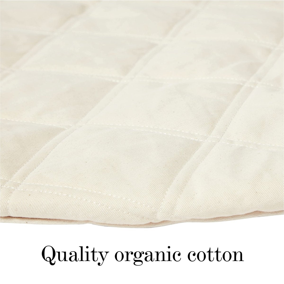 Organic Cotton Cozy Baby Playmat with Mirror, Tummy Pillow and 6 Toys - Babies Mall