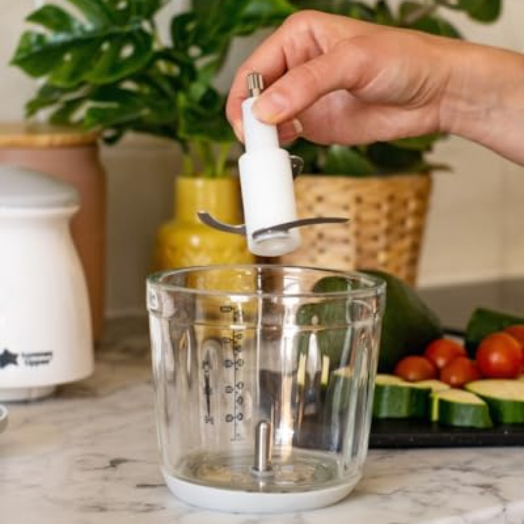 Quick - Chop Mini Mixer, 500ml Glass Bowl, 200W Motor - Babies Mall