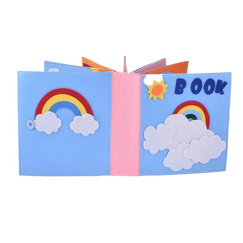 Quiet Book for Toddlers, 6 Pages, 12 Activity Boards - Babies Mall