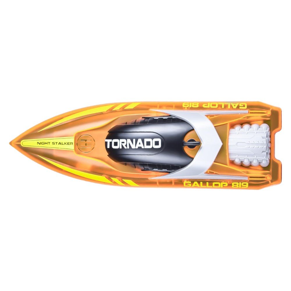 RC Speed Boat 2.4GHz – Dual Batteries, LED Lights, Fast Racing Toy - Babies Mall