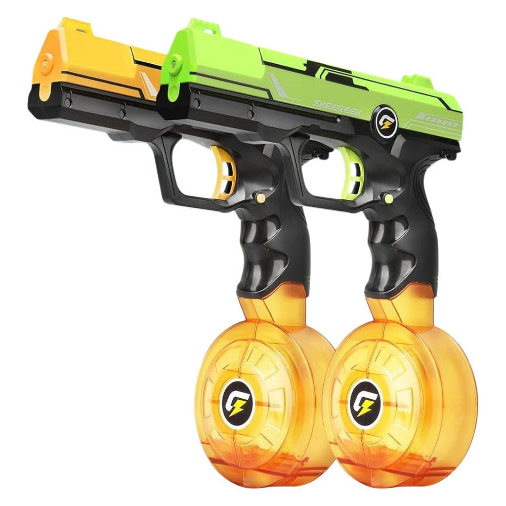 Rechargeable Electric Water Guns, 2 - Pack with 500cc Magazines - Babies Mall