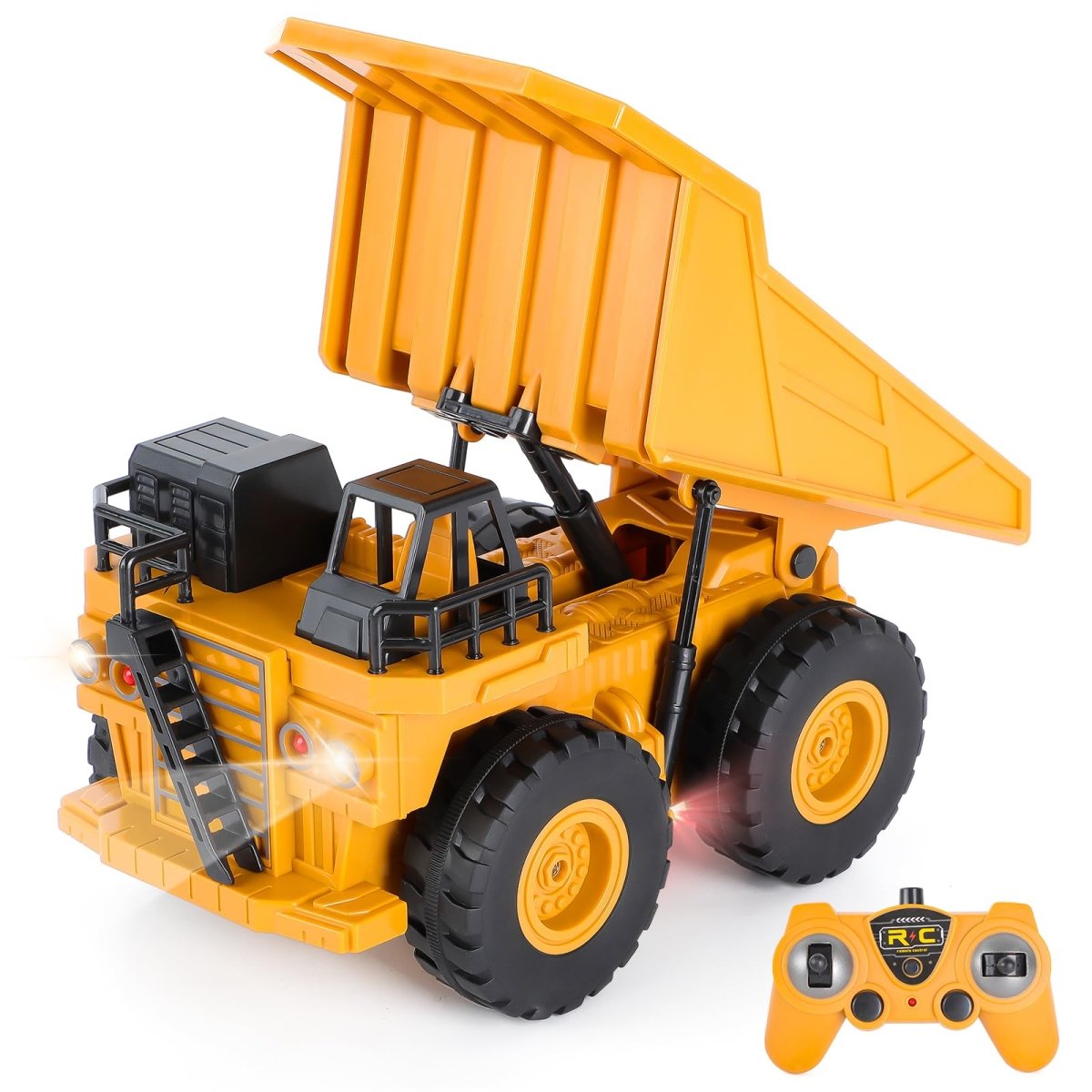 Remote - Control Toy 1:24 Scale, 6 - Channel RC Construction Truck - Babies Mall
