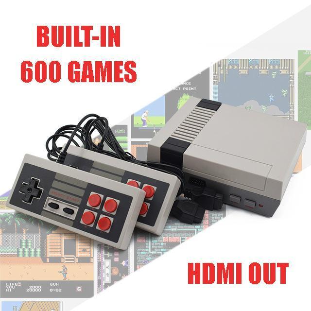 Retro Mini Game Console with HDMI/AV Output 500 to 620 Built - In Games - Babies Mall