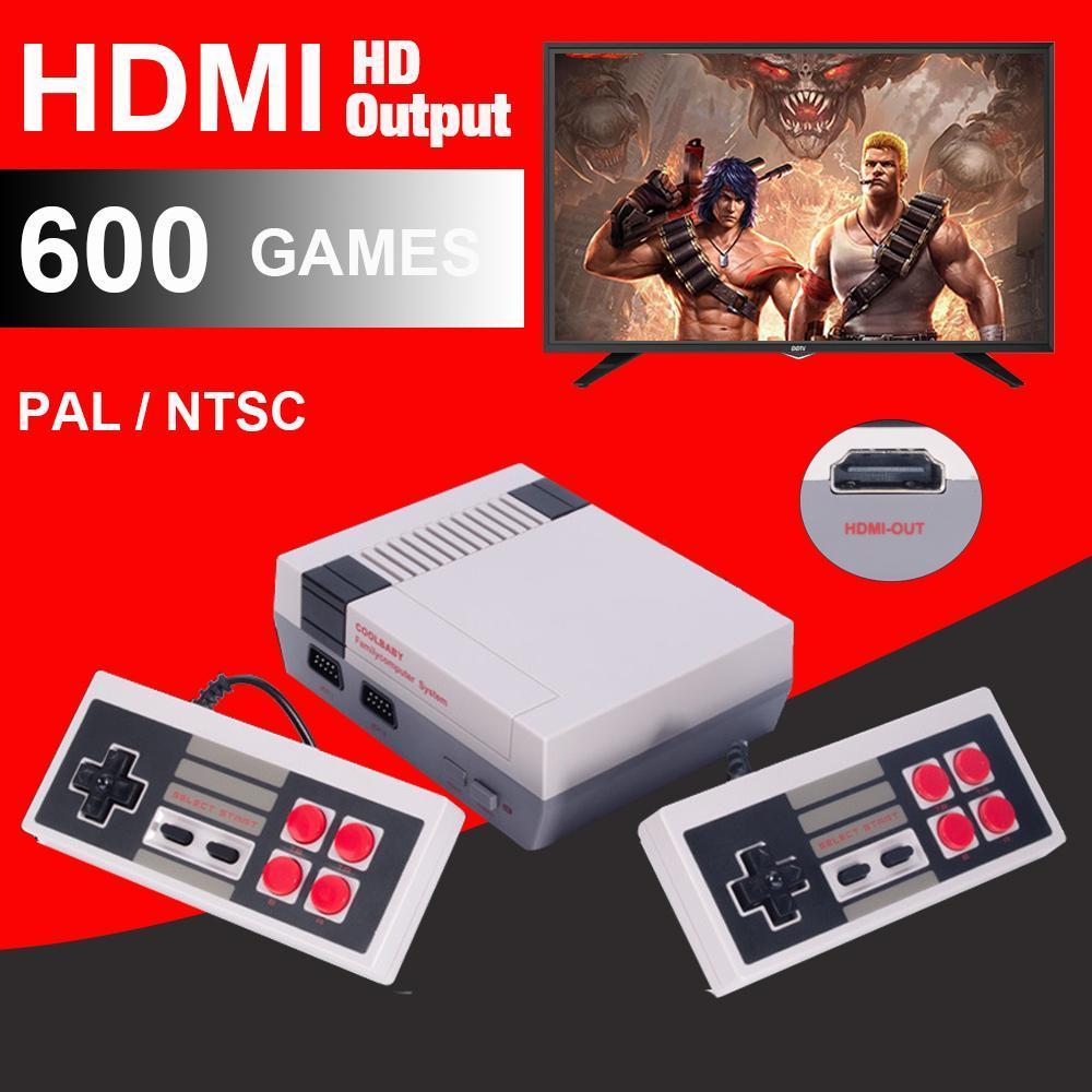 Retro Mini Game Console with HDMI/AV Output 500 to 620 Built - In Games - Babies Mall